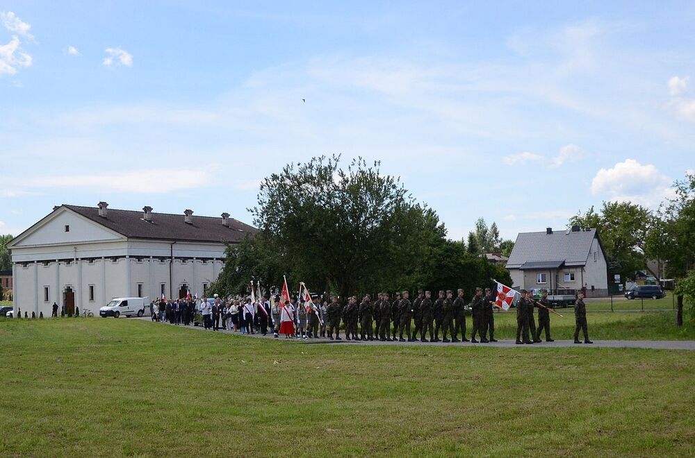 Wadowice. Uroczystości pogrzebowe Mariana Misiaka, Żołnierza Wyklętego. Fot. Janusz Ślęzak (IPN)