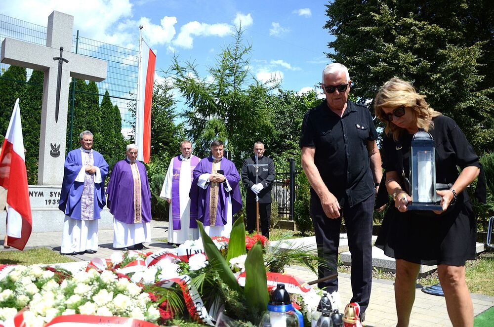 Wadowice. Uroczystości pogrzebowe Mariana Misiaka, Żołnierza Wyklętego. Fot. Janusz Ślęzak (IPN)