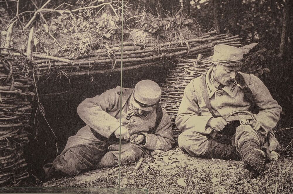 Wystawa „Sztuka okopowa” w Myślenicach. Fot. Janusz Ślęzak (IPN)