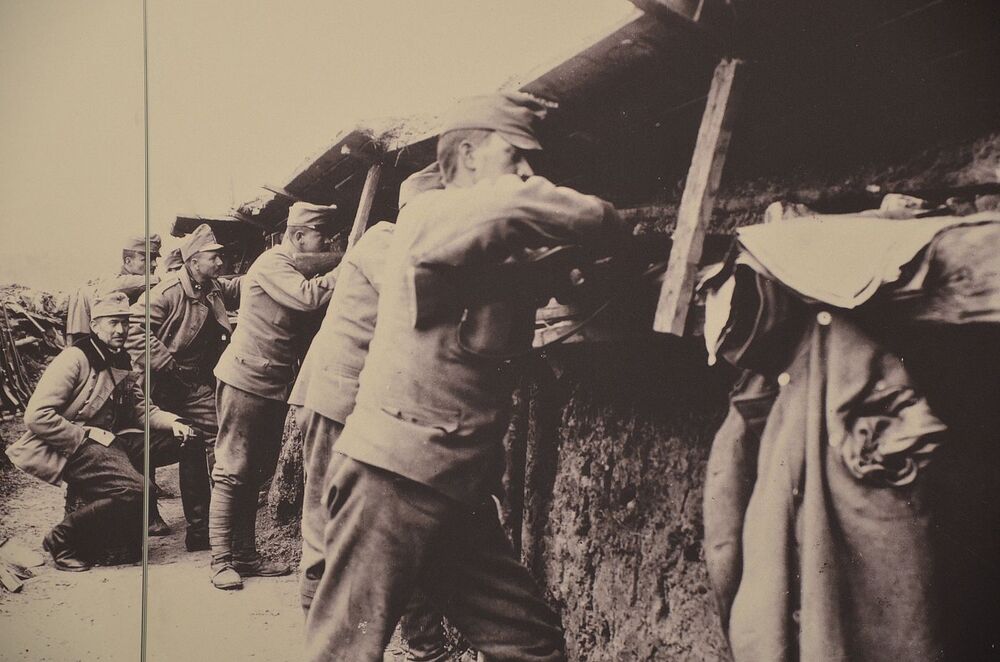 Wystawa „Sztuka okopowa” w Myślenicach. Fot. Janusz Ślęzak (IPN)