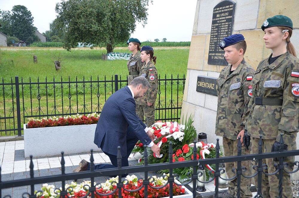 81. rocznica niemieckiej pacyfikacji Kaszowa. Fot. Janusz Ślęzak (IPN)