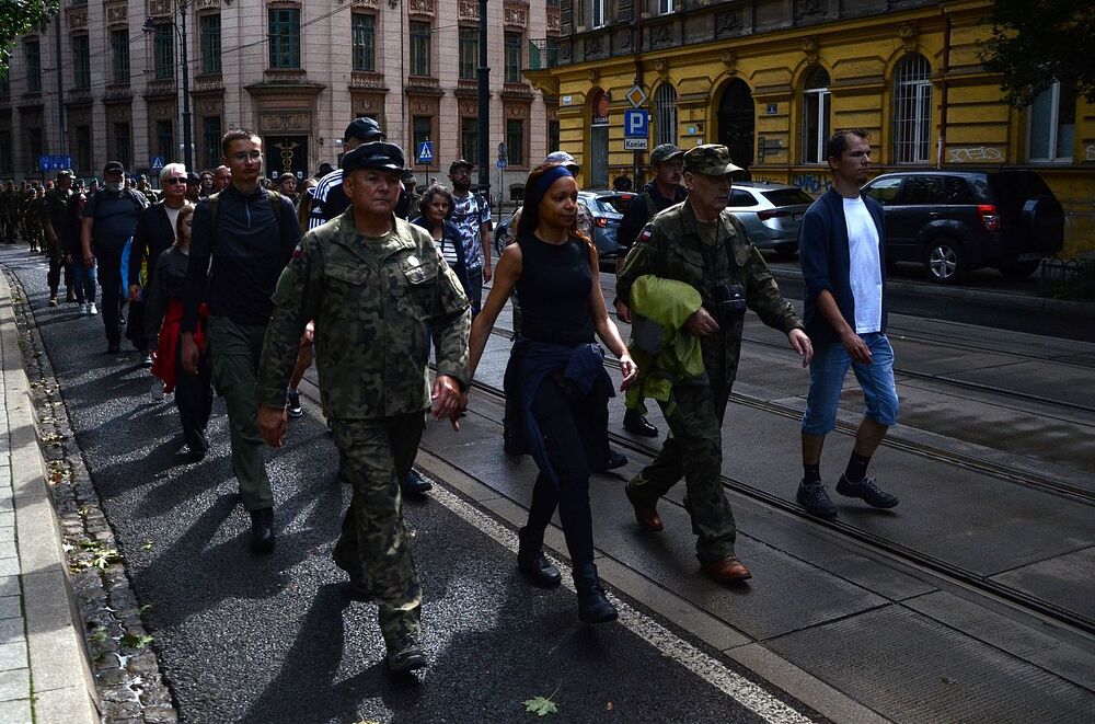 110. rocznica wymarszu Pierwszej Kompanii Kadrowej. Fot. Janusz Ślęzak (IPN)