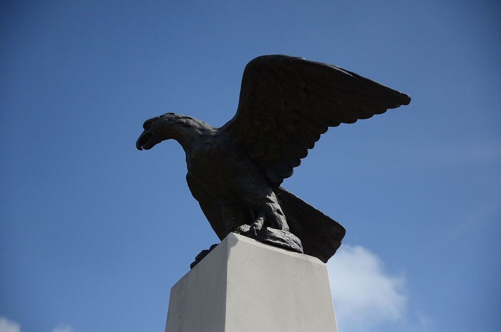 Uczestnicy Marszu Szlakiem Pierwszej Kompanii Kadrowej w Miechowie. Fot. Janusz Ślęzak (IPN)