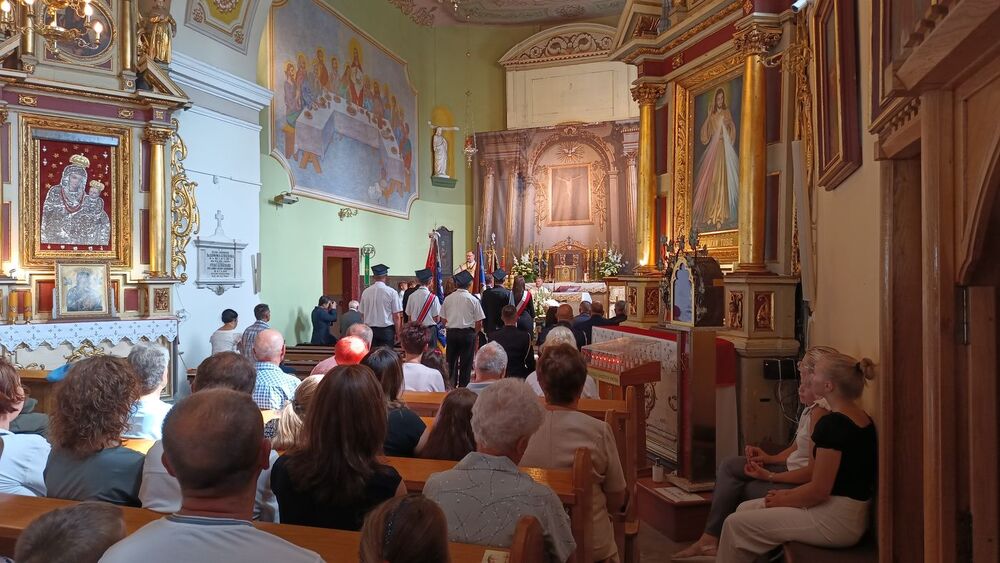 W Kazimierzy Wielkiej odsłonięto tablicę Leona Łubieńskiego. Fot. Wojciech Barański