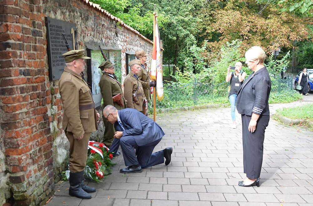78. rocznicę rozbicia więzienia św. Michała w Krakowie. Fot. Janusz Ślęzak (IPN)