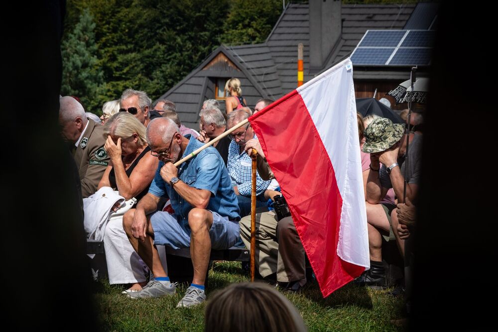 Uroczystość w hołdzie ks. Gurgaczowi i żołnierzom PPAN. Fot. Agnieszka Masłowska (IPN)