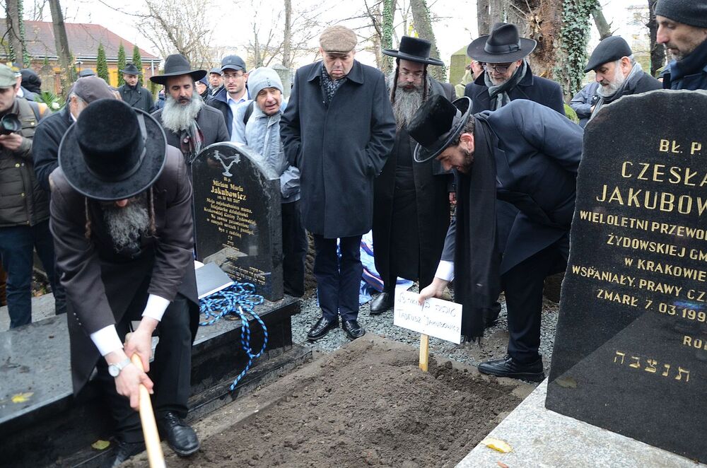 W Krakowie pochowano Tadeusza Jakubowicza. Fot. Janusz Ślęzak (IPN)