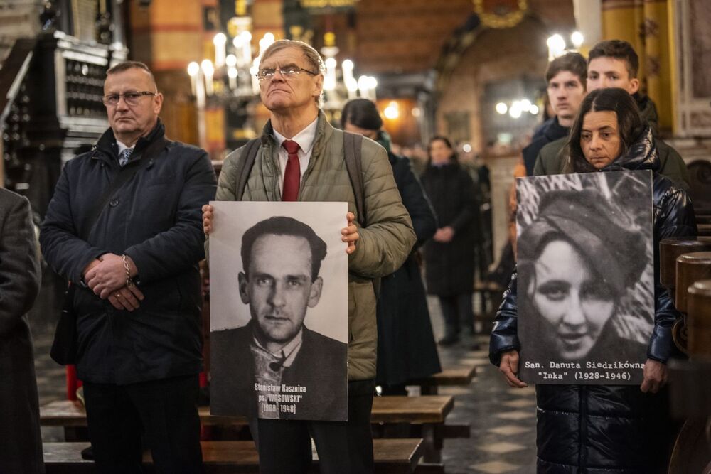 XI Krakowskie Zaduszki za Żołnierzy Wyklętych – Niezłomnych. Fot. Agnieszka Masłowska (IPN)