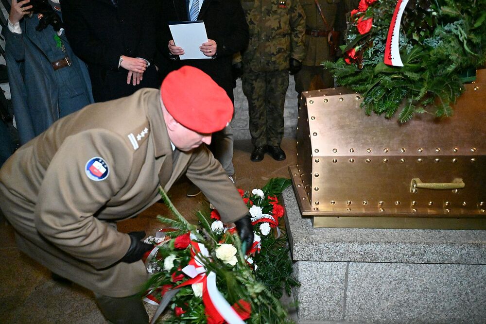 Uroczystości poświęcone marszałkom Piłsudskiemu i Rydzowi-Śmigłemu. Fot. Janusz Ślęzak (IPN)