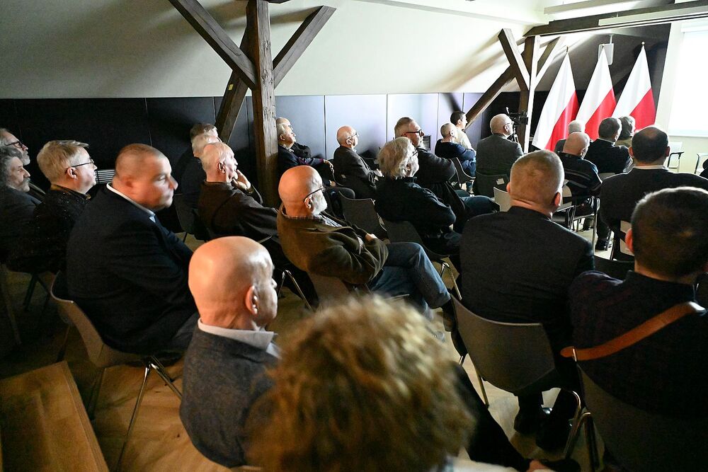 Kraków. Pokaz filmu oraz dyskusja o idei Krzyża Wolności i Solidarności. Fot. Janusz Ślęzak (IPN)