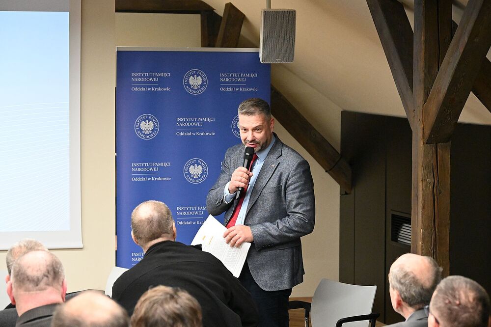 Kraków. Pokaz filmu oraz dyskusja o idei Krzyża Wolności i Solidarności. Fot. Janusz Ślęzak (IPN)