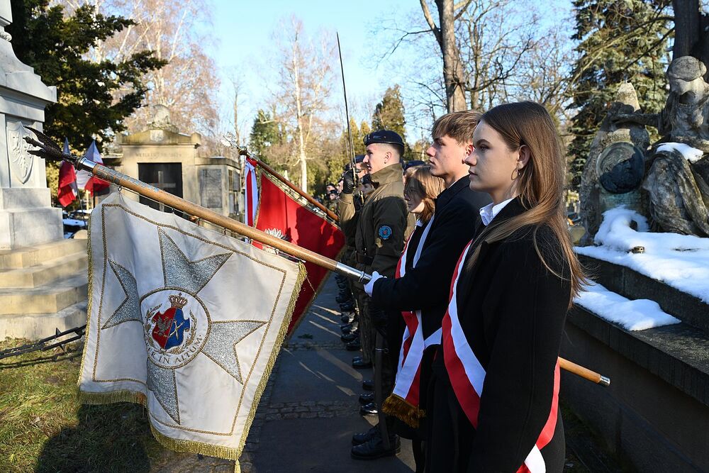 Krakowskie obchody 162. rocznicy wybuchu powstania styczniowego. Fot. Janusz Ślęzak (IPN)