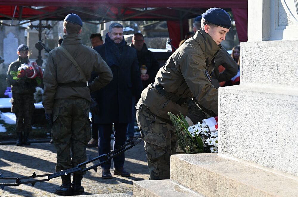 Krakowskie obchody 162. rocznicy wybuchu powstania styczniowego. Fot. Janusz Ślęzak (IPN)