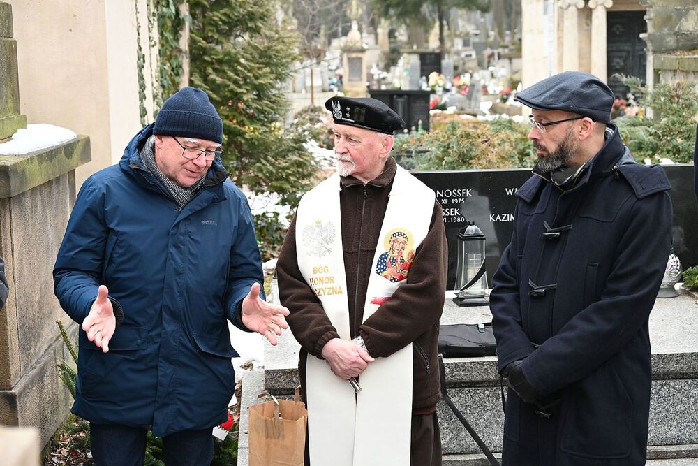Krakowski oddział IPN odnowił grób powstańca styczniowego Ludomira Benedyktowicza. Fot. Janusz Ślęzak (IPN)