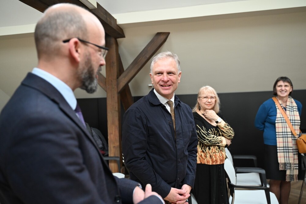 Briefing prasowy w siedzibie krakowskiego oddziału IPN. Fot. Żaneta Wierzgacz (IPN)