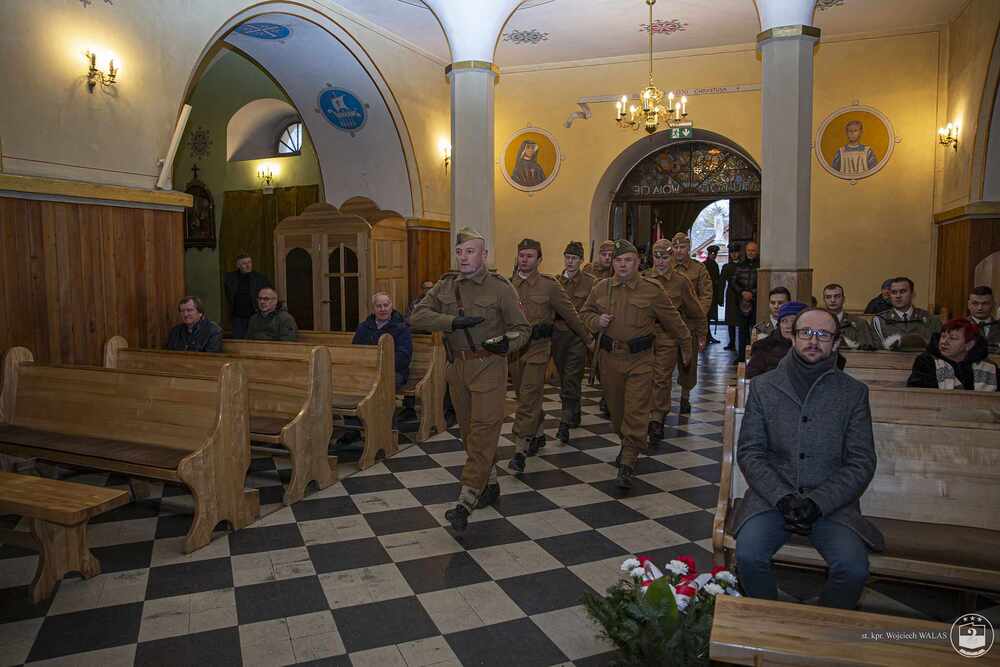 Pogrzeb Andrzeja Urbańca ps. „Grzechotnik”. Fot. 2 Korpus Polski