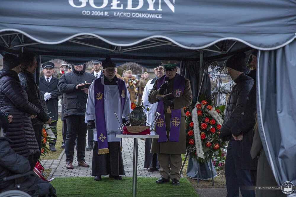 Pogrzeb Andrzeja Urbańca ps. „Grzechotnik”. Fot. 2 Korpus Polski