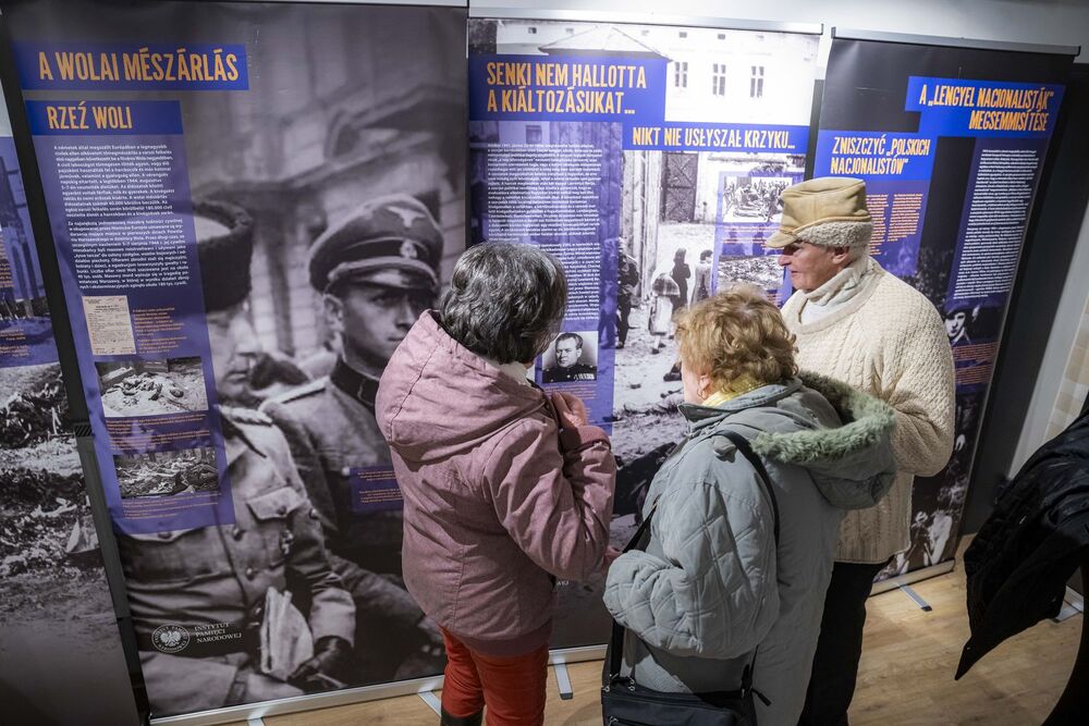 Wystawa IPN w siedzibie NEB w Budapeszcie. Fot. NEB