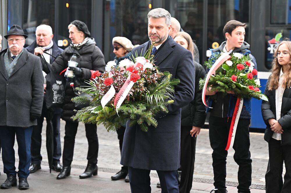 Kraków. Uroczystości w 72. rocznicę śmierci gen. Fieldorfa „Nila”. Fot. Janusz Ślęzak (IPN)