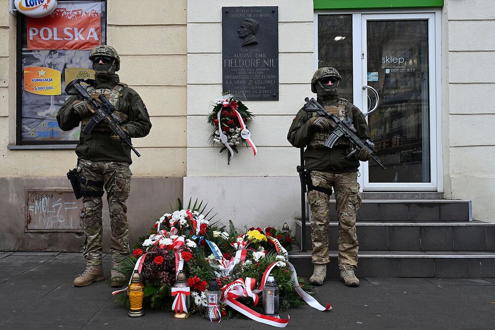Kraków. Uroczystości w 72. rocznicę śmierci gen. Fieldorfa „Nila”. Fot. Janusz Ślęzak (IPN)
