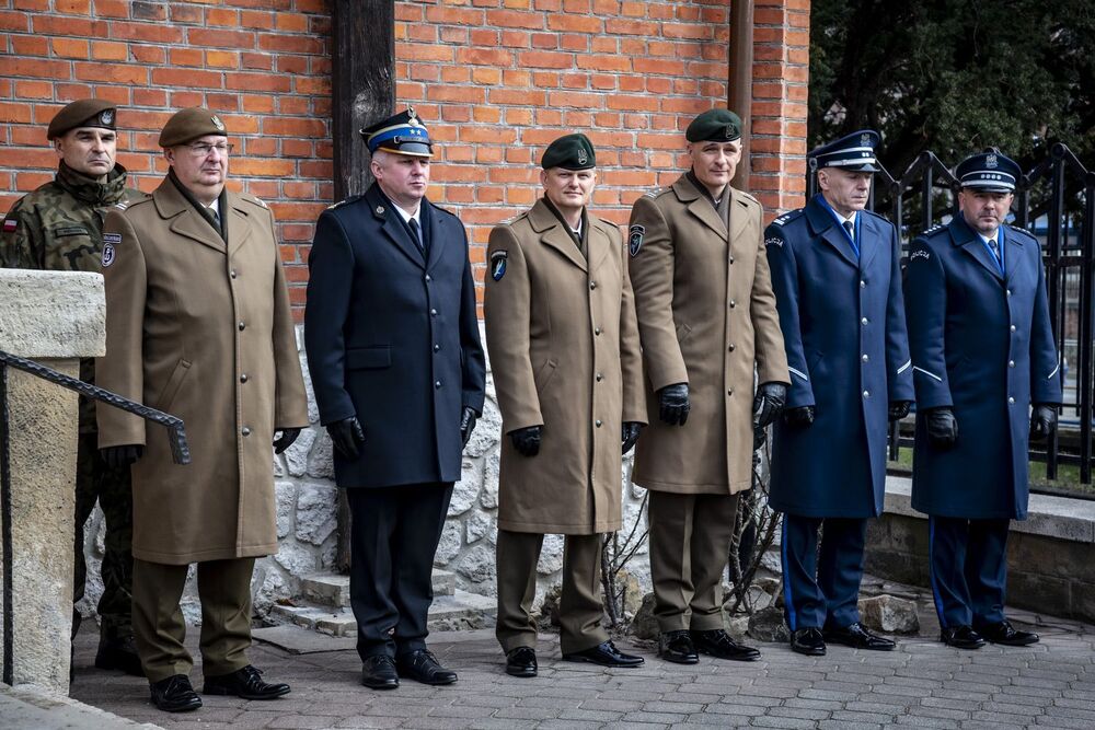 Uroczystości pogrzebowe trzech Żołnierzy Wyklętych w Krakowie. Fot. Agnieszka Masłowska (IPN)
