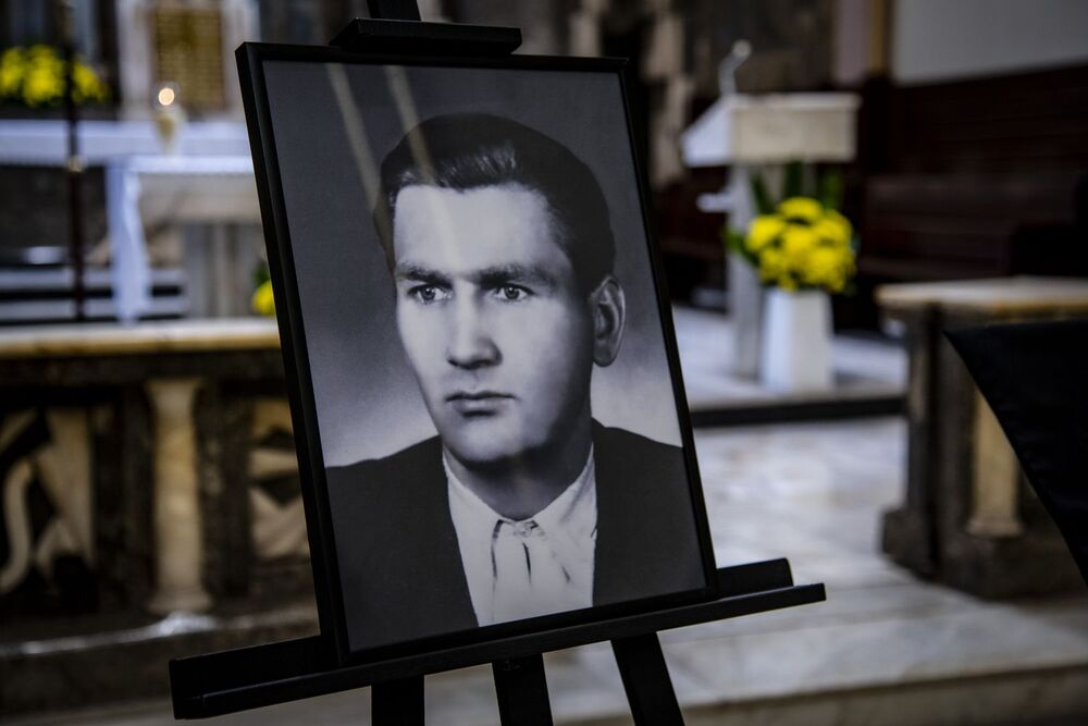 Uroczystości pogrzebowe trzech Żołnierzy Wyklętych w Krakowie. Fot. Agnieszka Masłowska (IPN)