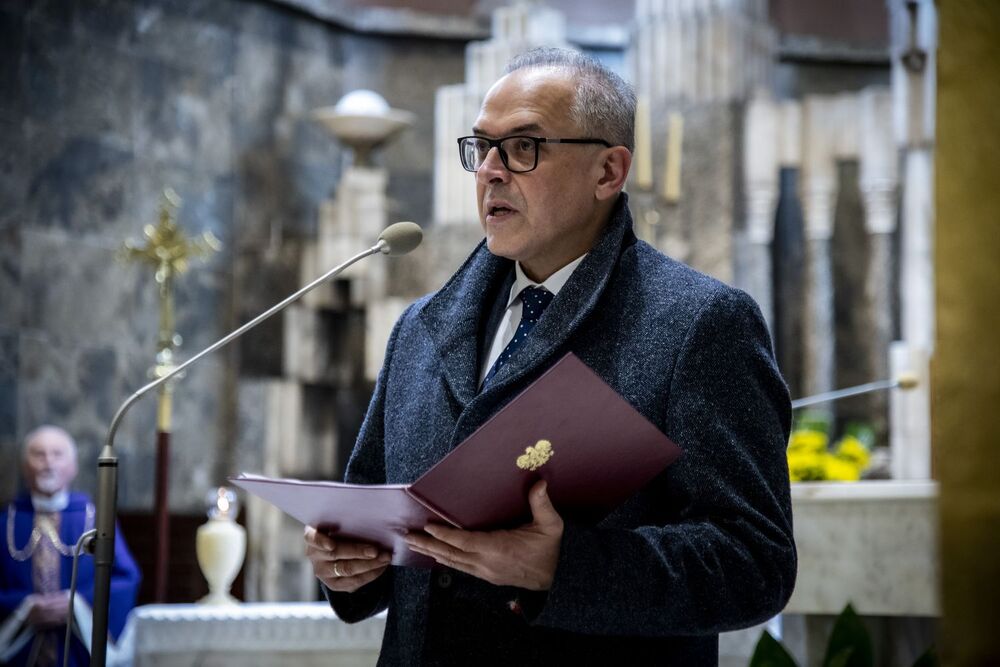 Uroczystości pogrzebowe trzech Żołnierzy Wyklętych w Krakowie. Fot. Agnieszka Masłowska (IPN)