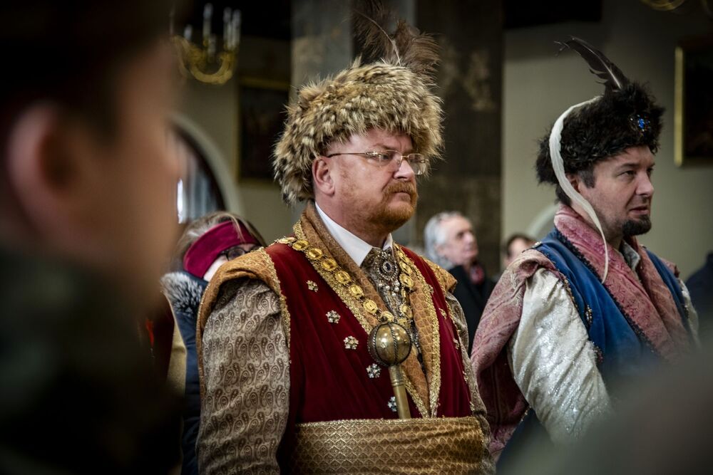 Uroczystości pogrzebowe trzech Żołnierzy Wyklętych w Krakowie. Fot. Agnieszka Masłowska (IPN)