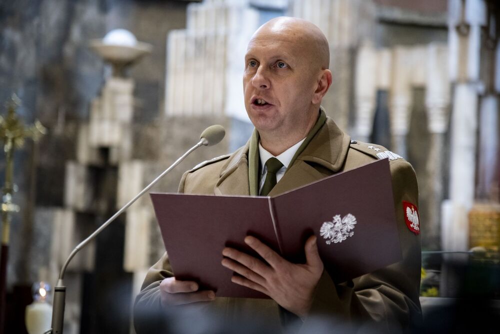 Uroczystości pogrzebowe trzech Żołnierzy Wyklętych w Krakowie. Fot. Agnieszka Masłowska (IPN)