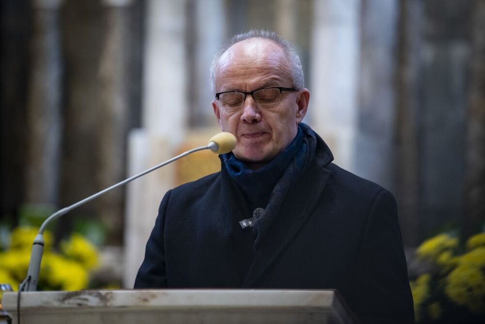 Uroczystości pogrzebowe trzech Żołnierzy Wyklętych w Krakowie. Fot. Agnieszka Masłowska (IPN)