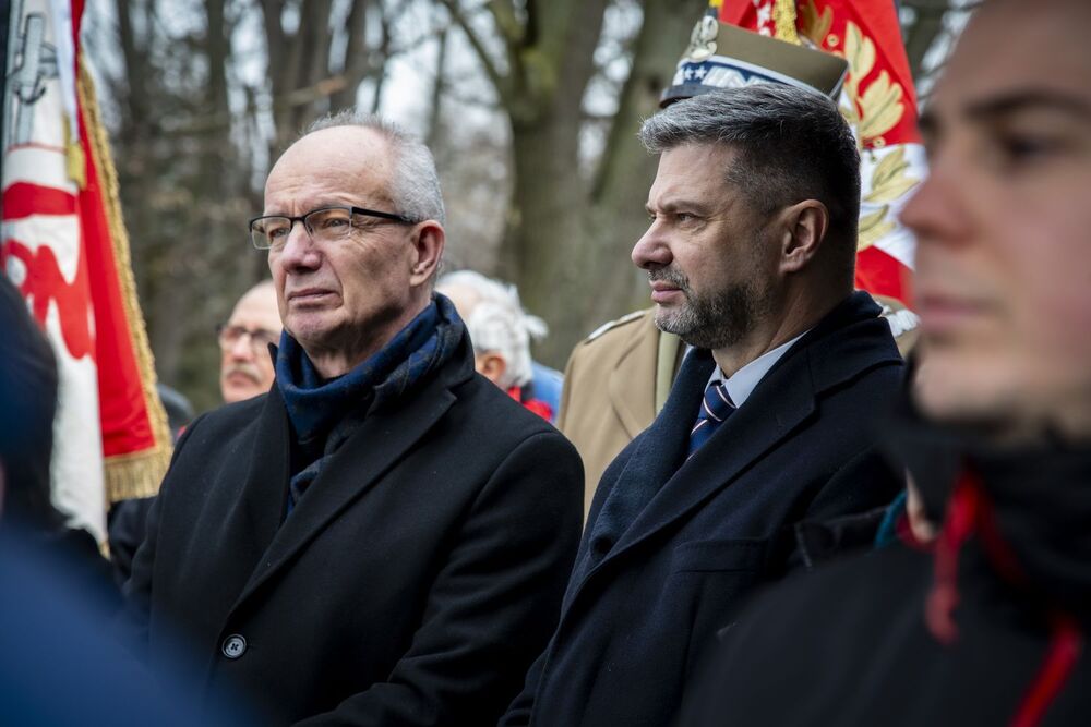 Uroczystości pogrzebowe trzech Żołnierzy Wyklętych w Krakowie. Fot. Agnieszka Masłowska (IPN)