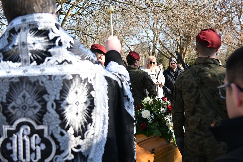 Pogrzeb kpt. Stanisława Pazurkiewicza. Fot. Janusz Ślęzak (IPN)