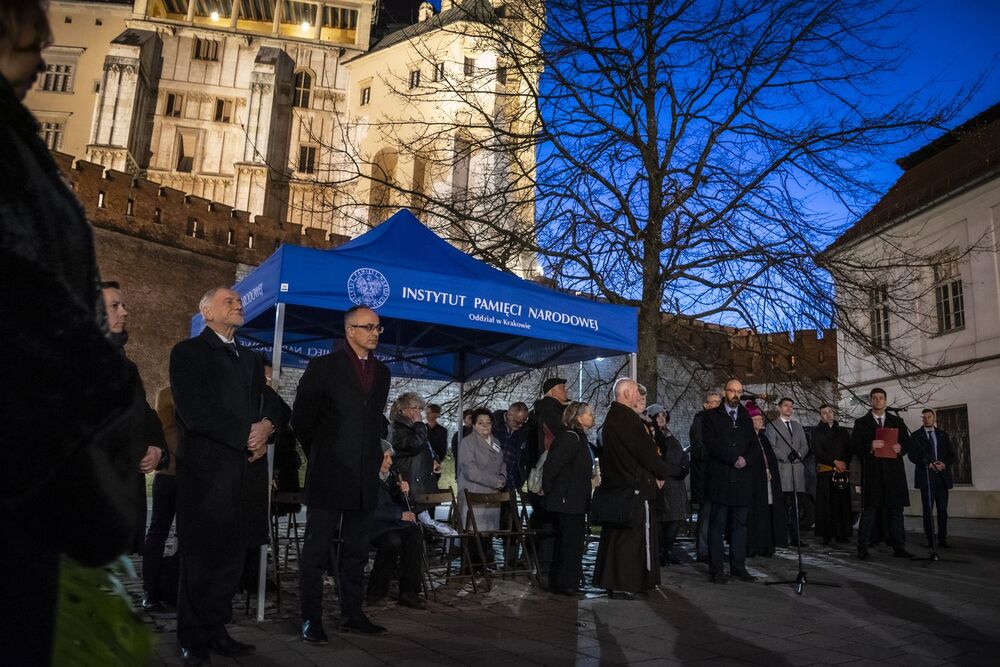 Uroczystości katyńskie w Krakowie. Fot. Agnieszka Masłowska (IPN)
