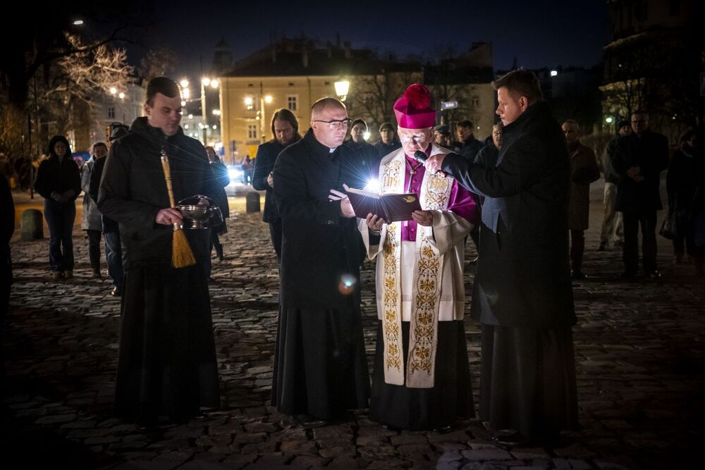Uroczystości katyńskie w Krakowie. Fot. Agnieszka Masłowska (IPN)