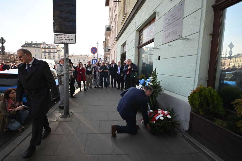 82. rocznica likwidacji krakowskiego getta. Fot. Janusz Ślęzak (IPN)