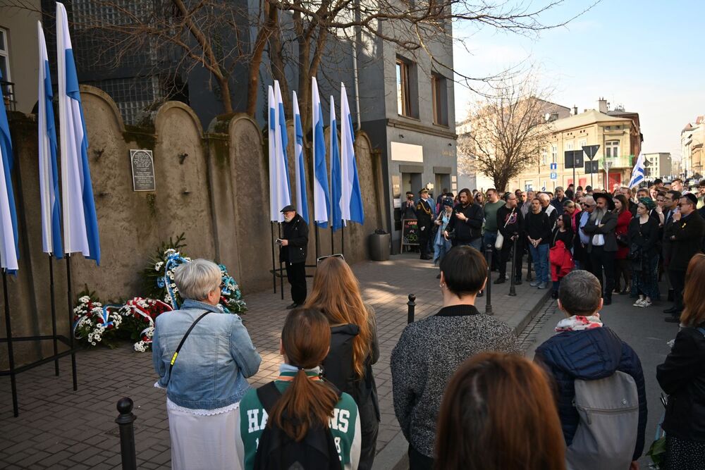 82. rocznica likwidacji krakowskiego getta. Fot. Janusz Ślęzak (IPN)