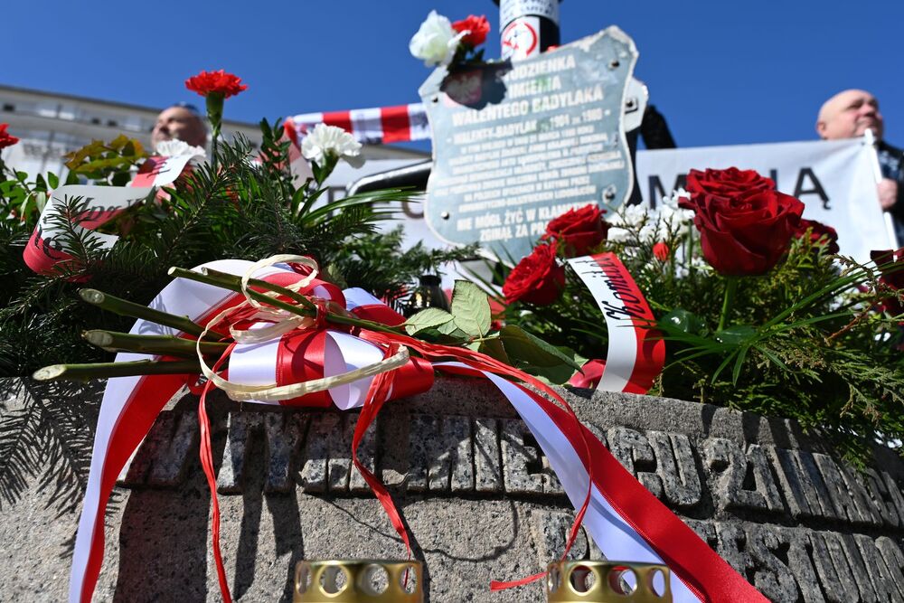 45. rocznica śmierci Walentego Badylaka. Fot. Janusz Ślęzak (IPN)