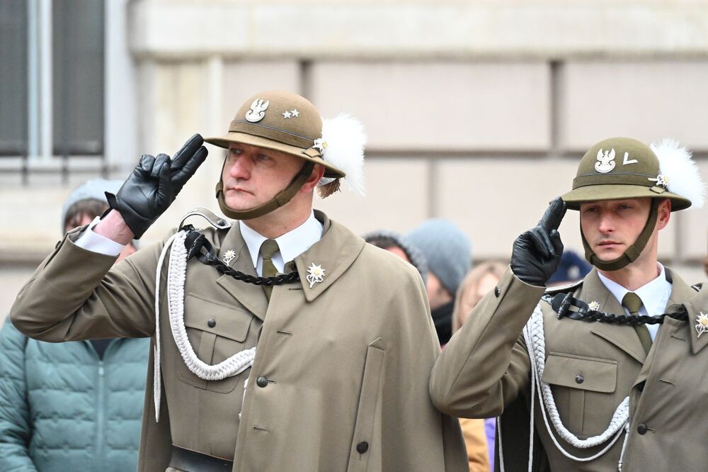 Krakowskie uroczystości poświęcone ofiarom zbrodni katyńskiej. Fot. Janusz Ślęzak (IPN)