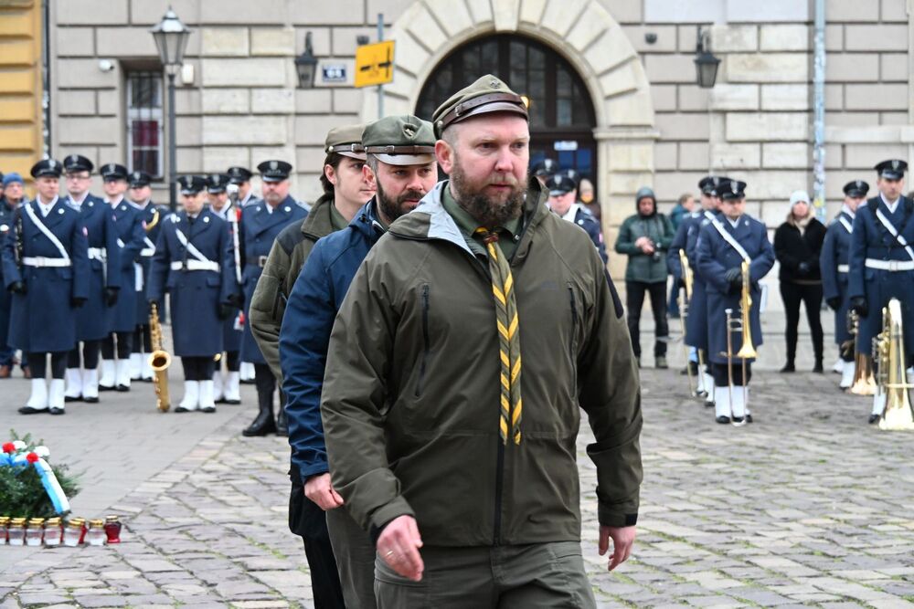 Krakowskie uroczystości poświęcone ofiarom zbrodni katyńskiej. Fot. Janusz Ślęzak (IPN)