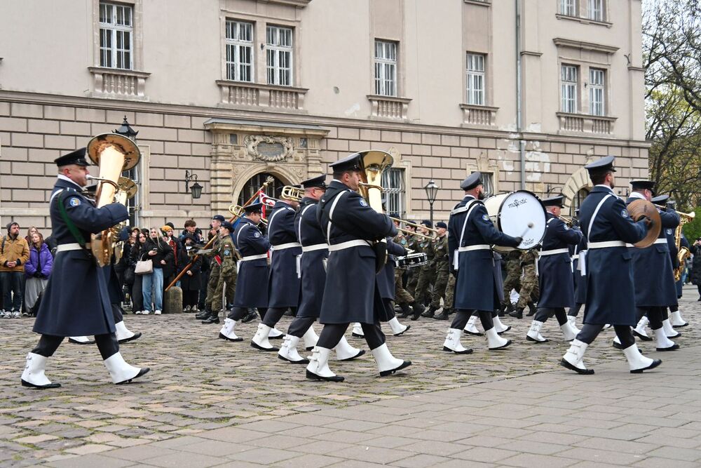 Krakowskie uroczystości poświęcone ofiarom zbrodni katyńskiej. Fot. Janusz Ślęzak (IPN)