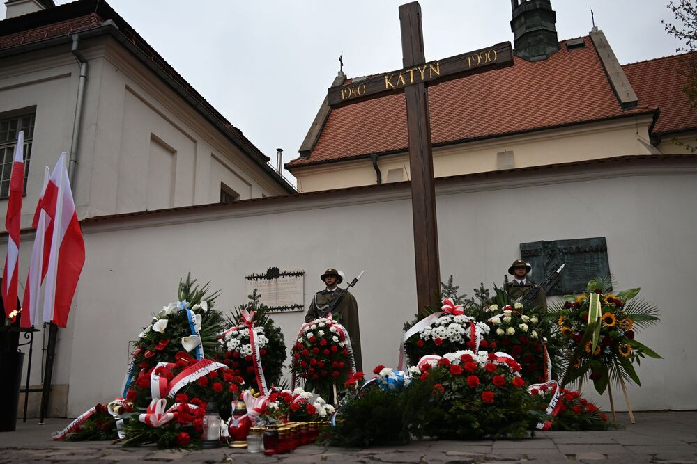 Krakowskie uroczystości poświęcone ofiarom zbrodni katyńskiej. Fot. Janusz Ślęzak (IPN)