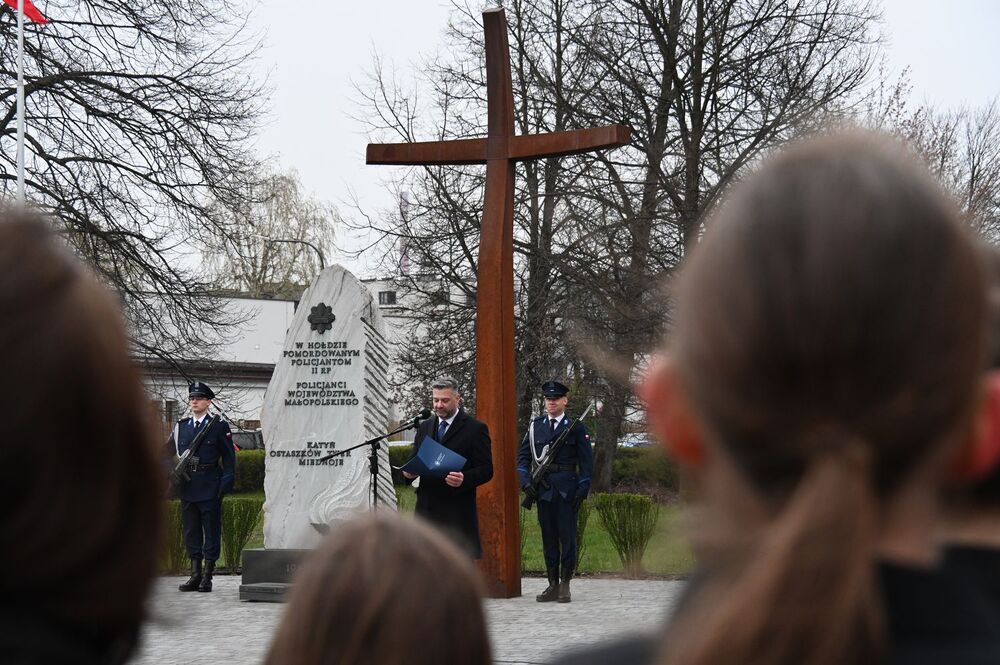 Krakowskie uroczystości poświęcone ofiarom zbrodni katyńskiej. Fot. Janusz Ślęzak (IPN)