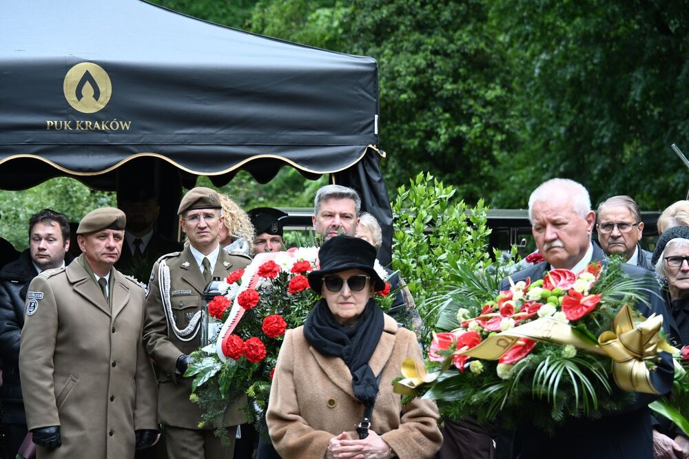 W Krakowie pochowano ppłk. Ryszarda Ładę-Brodowskiego, żołnierza AK. Fot. Janusz Ślęzak (IPN)