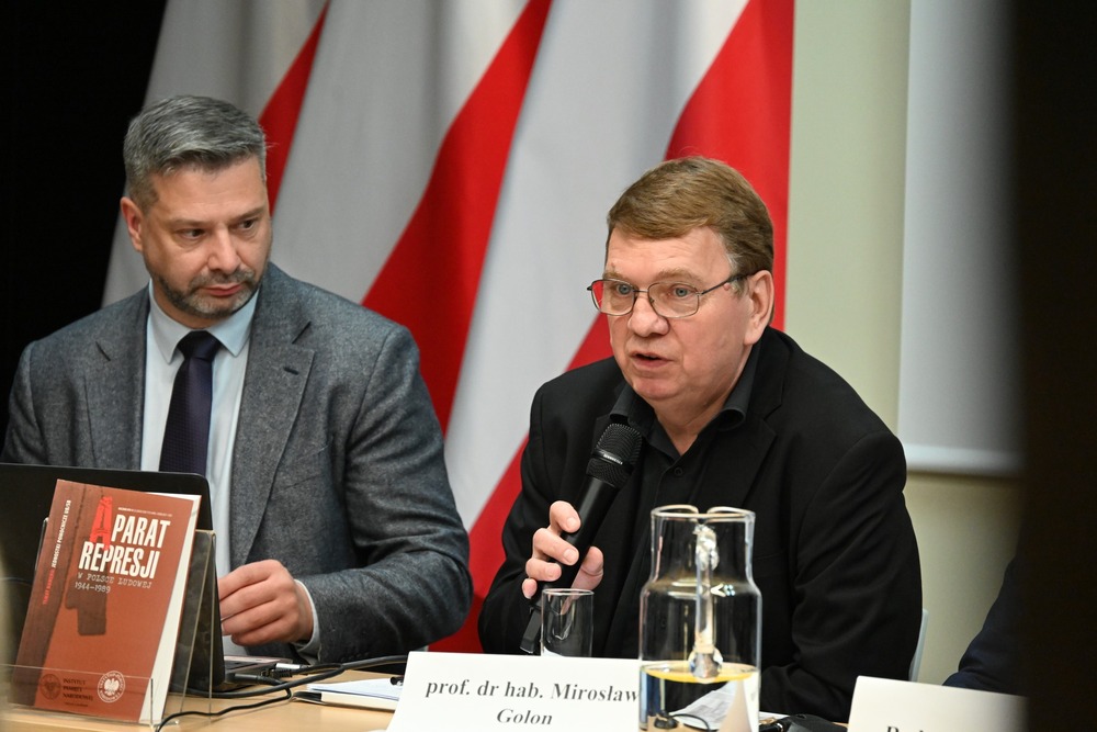 Konferencja naukowa „Polowanie na szpiegów...”. Fot. Żaneta Wierzgacz (IPN)