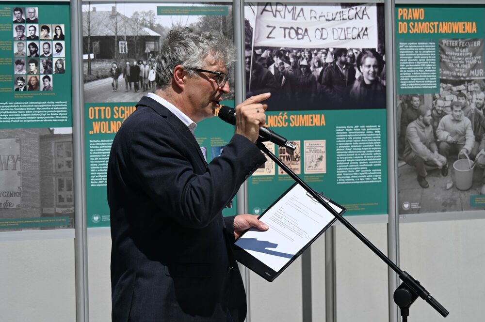 Otwarcie wystawy o Ruchu WiP w Krakowie. Fot. Janusz Ślęzak (IPN)