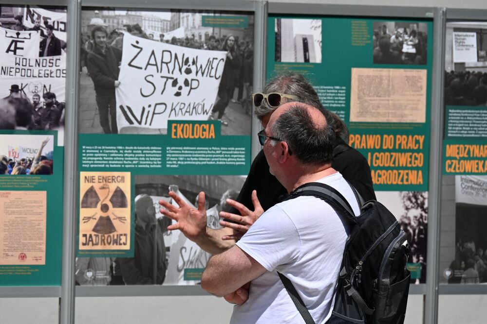 Otwarcie wystawy o Ruchu WiP w Krakowie. Fot. Janusz Ślęzak (IPN)