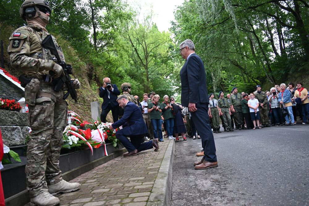 81. rocznica akcji specjalnej „Koppe”. Uroczystości w Udorzu. Fot. Janusz Ślęzak (IPN)
