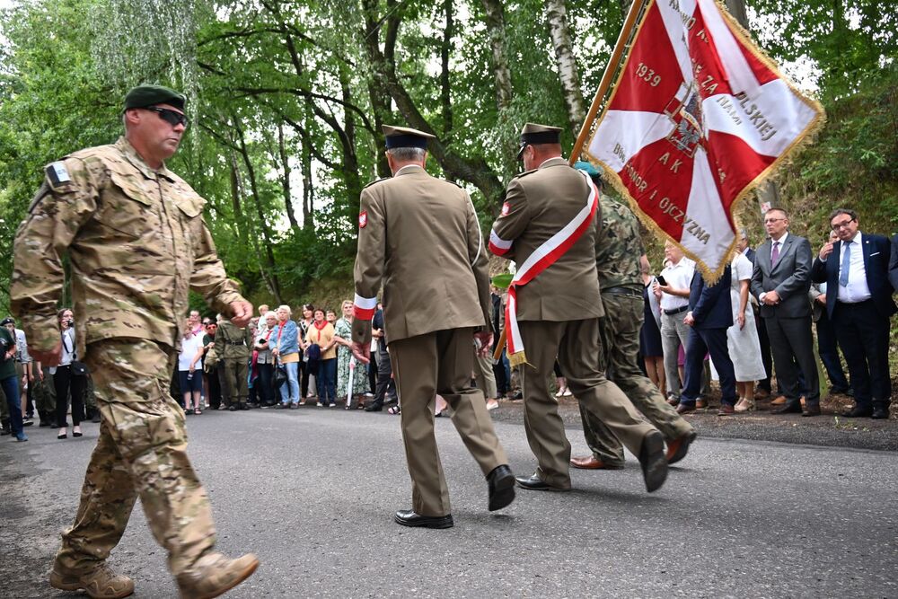 81. rocznica akcji specjalnej „Koppe”. Uroczystości w Udorzu. Fot. Janusz Ślęzak (IPN)