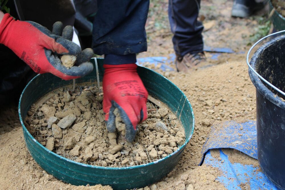 Prace poszukiwawcze na cmentarzu Rakowickim w Krakowie. Lipiec 2025. Fot. IPN