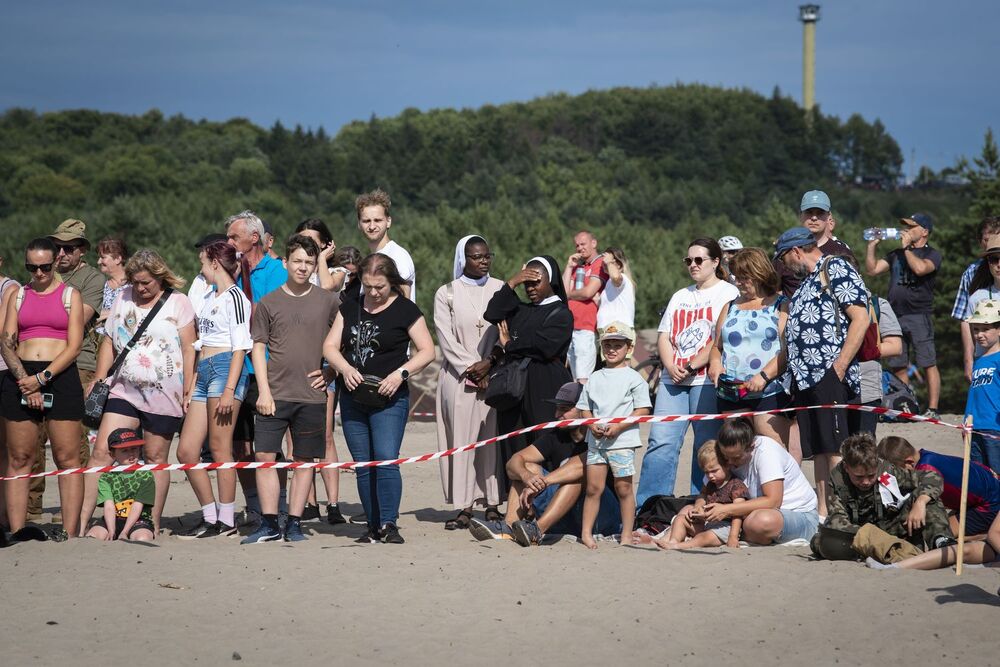 Tobruk 1941. Przystanek Żywej Historii na Pustyni Błędowskiej – Róża Wiatrów (Klucze). Fot. Agnieszka Masłowska (IPN)